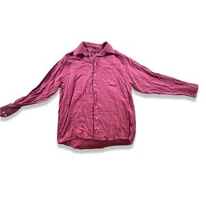 Kenneth Cole Pink Button Up